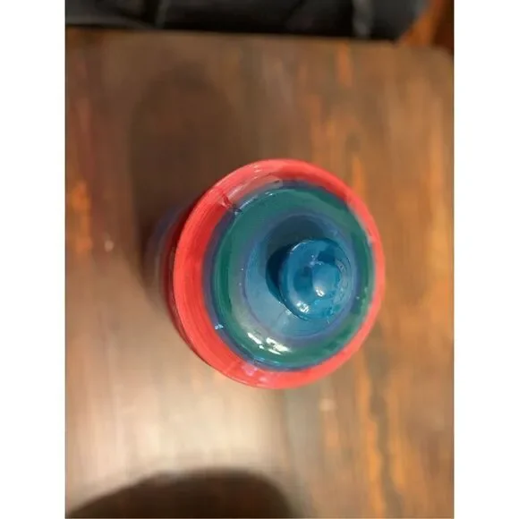 Gail Pittman 1988 “Flame” 1988 Large Canister with Lid Abstract Ceramic Pottery - Picture 8 of 9